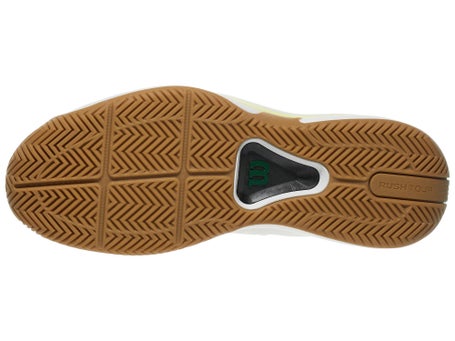 Wilson Rush Tour 5 White/Evergreen/Gum Mens Shoes