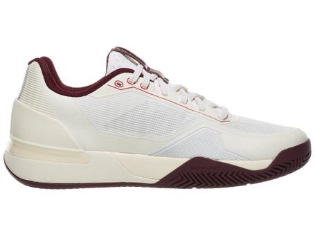 Wilson Rush Tour 5 White/Port/Vanilla Mens Shoes
