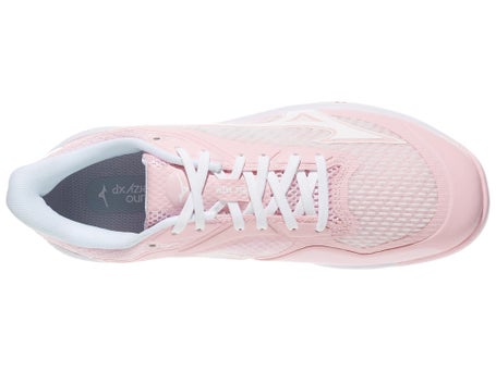 Mizuno Wave Strike Pink/White Woms Pickle Shoes 