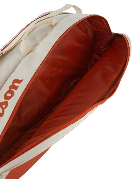 Wilson Roland Garros Team 6-Pack Racquet Bag Cream/Clay