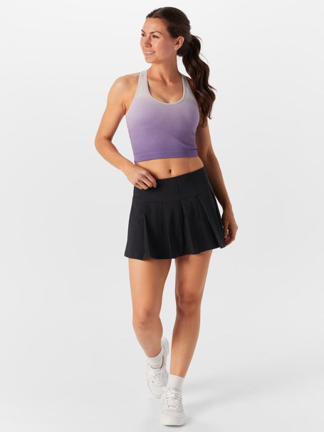 Wilson Womens Core Classic Pleated Mini Skirt - Black