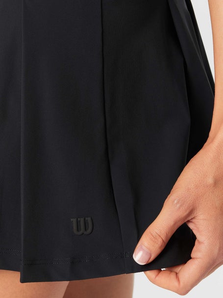 Wilson Womens Core Classic Pleated Mini Skirt - Black