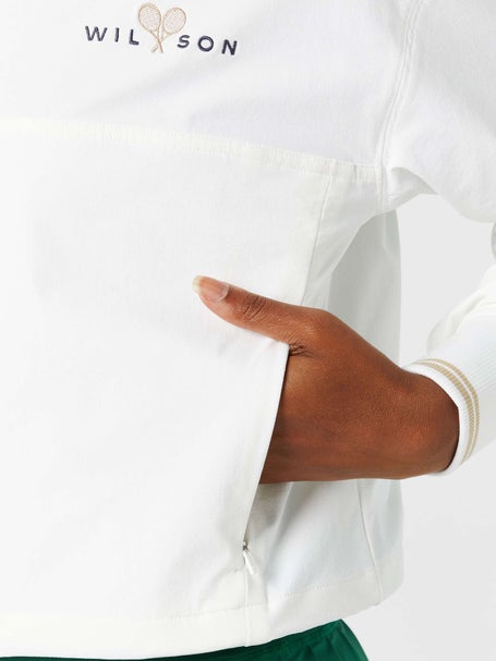 Wilson Womens Davenport Half Zip - White