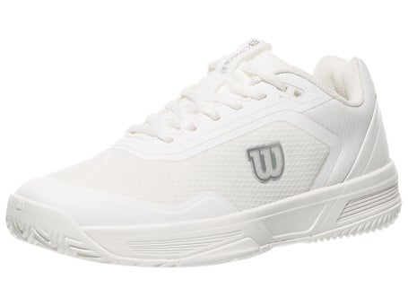 Wilson Courtglide White/White/Silver Womens Shoes