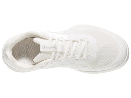 Wilson Courtglide White/White/Silver Womens Shoes