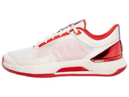 Wilson Intrigue Tour Tofu/Infrared Womens Shoes