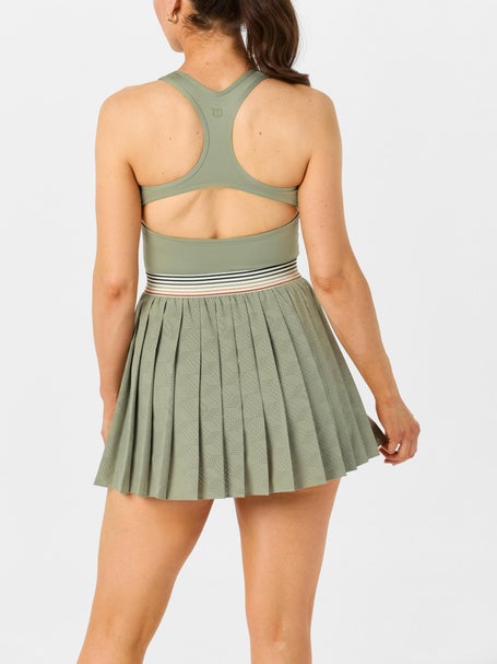 Wilson Womens Laser Cut Pleat Dress