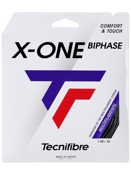 Tecnifibre X-One Biphase 16/1.30 String Black