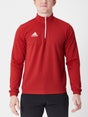 adidas Men's Team Entrada 1/2 Zip Top Red XXL