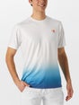 Dilly Life Men's Dip Dye Perf Top Wh/Blue S