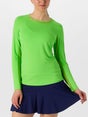 IBKUL Women's Long Sleeve Top Lime XS