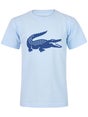 Lacoste Boy's Spring Croc Logo Top Blue 12A