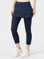 Lucky in Love Women's Scallop Skirt Capri Navy L