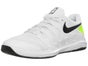 Nike Court Vapor White/Black/Volt Jr 5.5