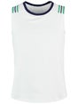Sofibella Girl's Spirit Wave Trim Tank White L