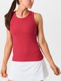 tasc Women's Fall MicroLuxe Rib Tank Red XL