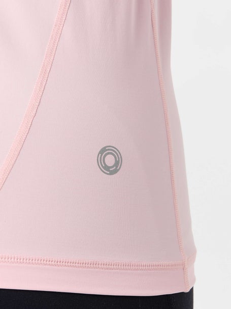 BloqUV Womens Full Zip Hoodie - Tickle Me Pink