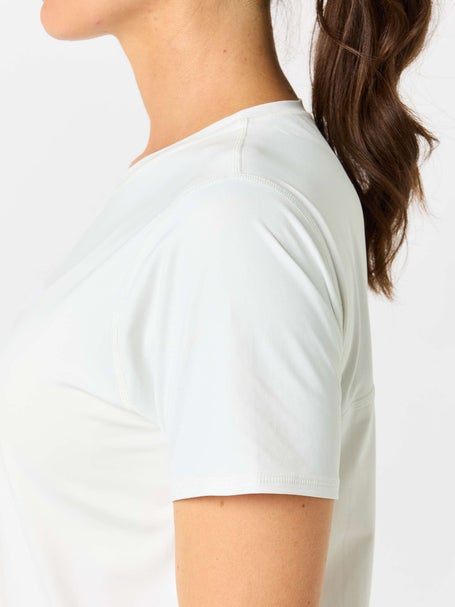 BloqUV Womens Short Sleeve Top - White