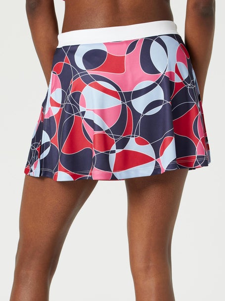 Grand Slam Womens Spring Linear Circles Print Skirt