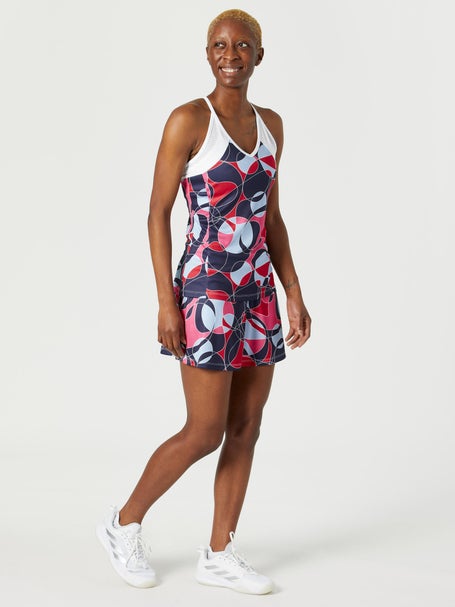 Grand Slam Womens Spring Linear Circles Print Skirt