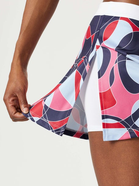 Grand Slam Womens Spring Linear Circles Print Skirt