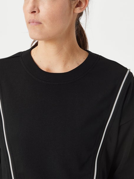 Lucky in Love Womens Core Zips Sealed Jacket - Black